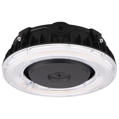 Satco 100 Watt Color Selectable LED Canopy Light Fixture 120-277V 3000/4000/5000K Bronze Selectable 