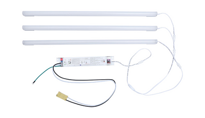 ZLED Lighting 3 Foot 40 Max Selectable Wattage Driver 3 Strip LED Magnetic Retrofit Strip Kit   