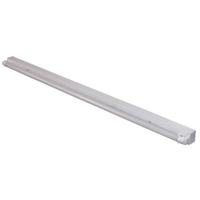 MaxLite 4 Foot 1 Lamp LED Ready T8 Strip Shop Light Fixture - Housing Only - Tubes Sold Separately   