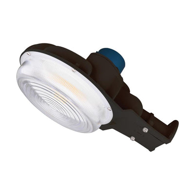 Satco 60 Watt LED Color Selectable Barn Light With Photocell 3000/4000/5000K Selectable Bronze 