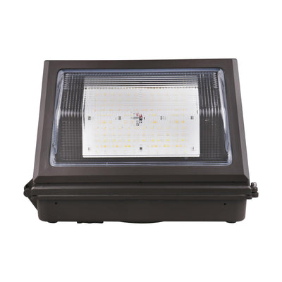 Satco 80/100/120 Watt LED Integrated Photocell Cut Off Wall Pack 3000/4000/5000K Selectable  