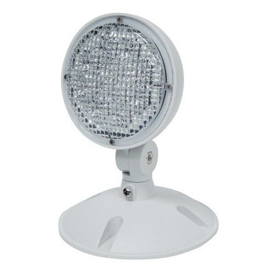 Morris Products 1 Head Remote WeatherProof LED Round Emergency Light Fixture   
