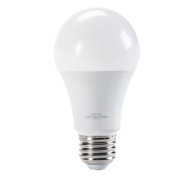 Keystone Technologies 11 Watt Essential Series LED General Purpose A19 Light Bulb Dimmable 1100 Lumens 80 CRI 120V 3000K Warm White  