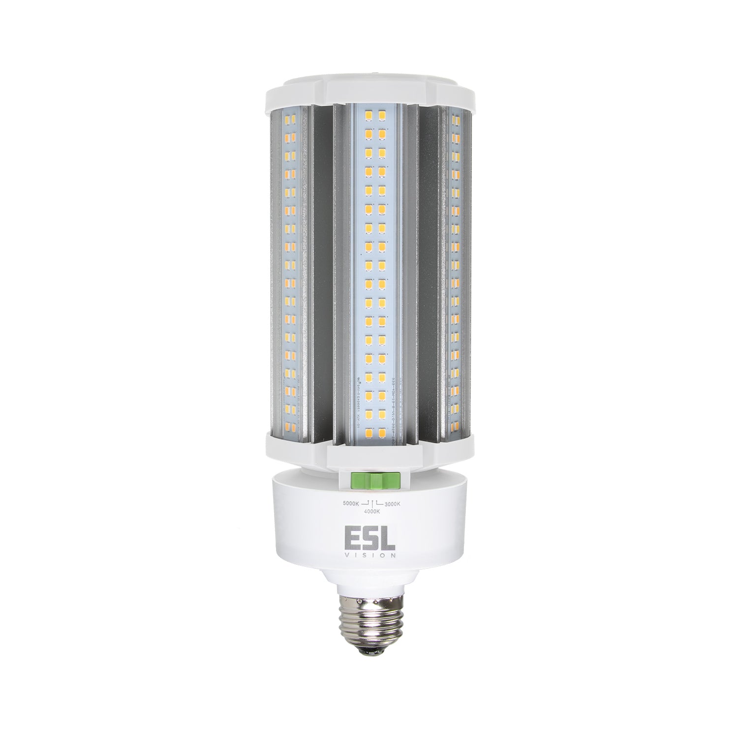 ESL Vision ESL CL 46W 53050 S M Corn Lamp 46W 100 277VAC 3000 4000 5000 Kelvin Adjustable 5850 Lumens E26 Base with E39 Adaptor