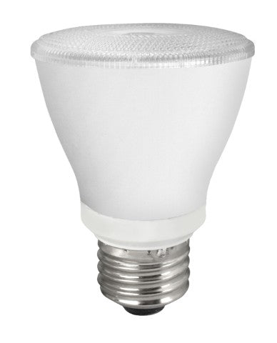 TCP 7 Watt 25 Degree Beam Angle Elite LED PAR20 Narrow Flood Light Bulb 3000K Warm White  