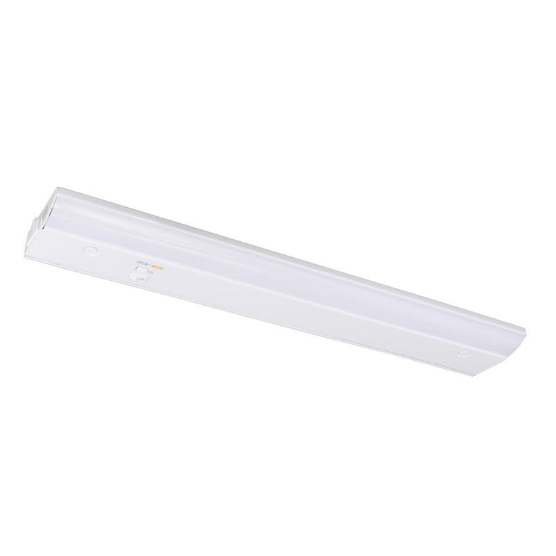Good Earth Lighting 18 Inch LED CCT Selectable Under Cabinet Light Bar 2700/3400/4000K Selectable White 