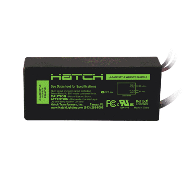 Hatch Lighting LV10-24N-120-A 10 Watt LED 420mA Constant Voltage Driver   