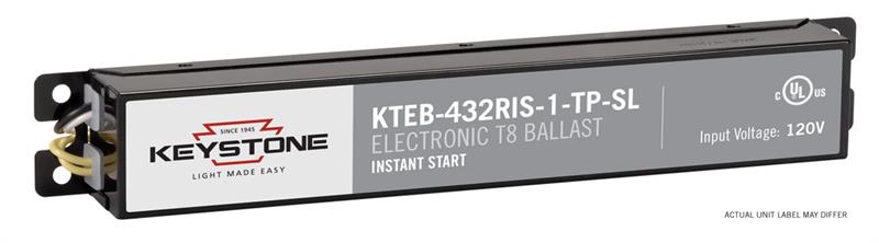 KTEB 432RIS 1 TP SL 120 Volt T8 Electronic Ballast Green