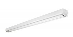 MaxLite 4 Foot Double LED T5 Lamp Ready Linear Utility Strip - Housing Only - Tubes Sold Separately   