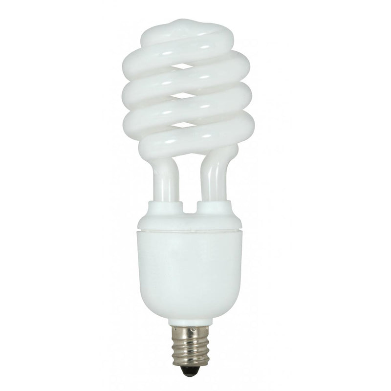 Satco 13 Watt Compact Fluorescent Candelabra Base Light Bulb 2700K Warm White  
