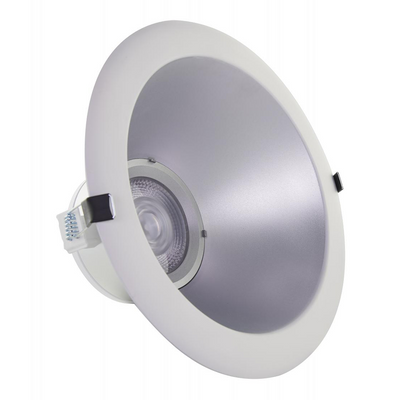 Satco 4 Inch Commercial 120-277V LED Wattage and Color Selectable Downlight Selectable Silver 