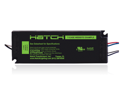 Hatch Lighting LC50-1050Z-UNV-T 50 Watt LED 1050mA Constant Current Driver   