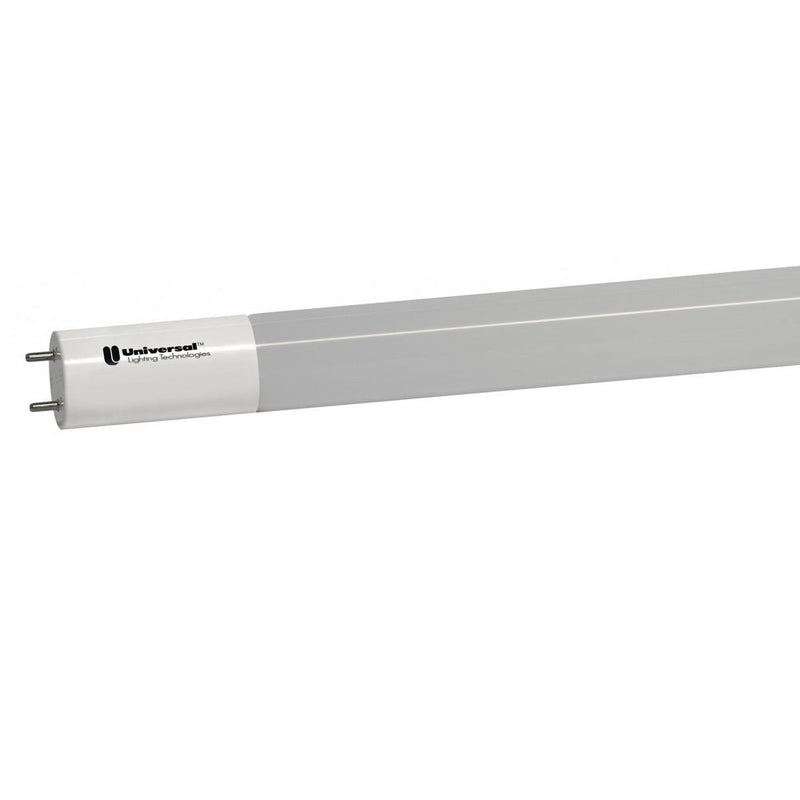 Universal Lighting 4 Foot 11 Watt 1800 Lumen Ballast Compatible T8 LED Tube 3500K Bright White  