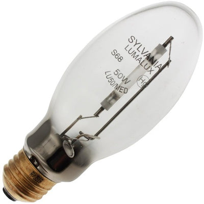 Sylvania Lighting LU50/MED 50 Watt S68 High Pressure Sodium Bulb 1900K Soft White  