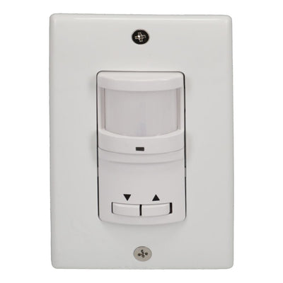 Intermatic IOS-DOV-D-WH Commercial Grade In-Wall 0-10V Dimming PIR Occupancy/Vacancy Sensor   