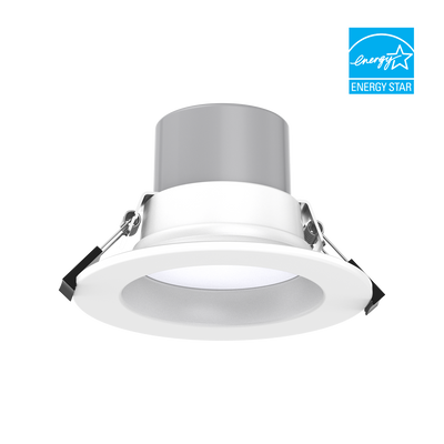 EiKO 4 Inch 8/10/12/14/16 Wattage Selectable LED Commercial Downlight Retrofit Color Selectable 2700/3000/3500/4000/5000K Selectable White