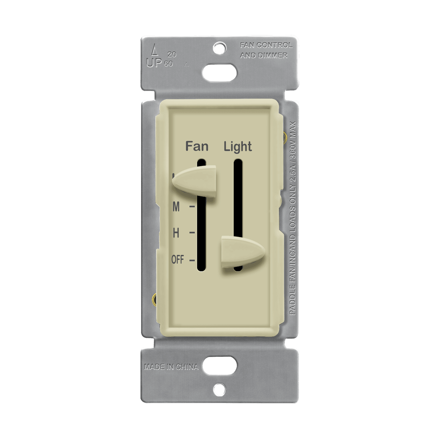 3 Speed Slide Fan Control and Dimmer Switch – Green Electrical Supply