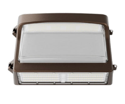 LiteTronics 68/80/100 Watt LED 2-In-1 Traditional or Full Cut Off Selectable Wall Pack 3000/4000/5000K Selectable  