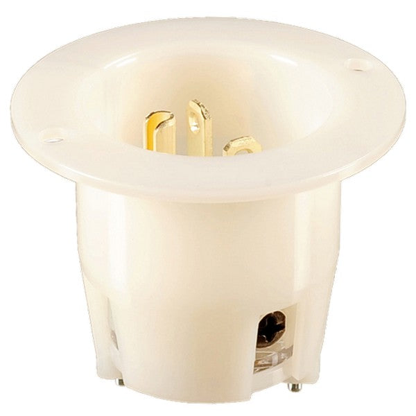 NEMA 6-20P Flanged Recessed Straight Blade 250V 20A Plug – Green ...