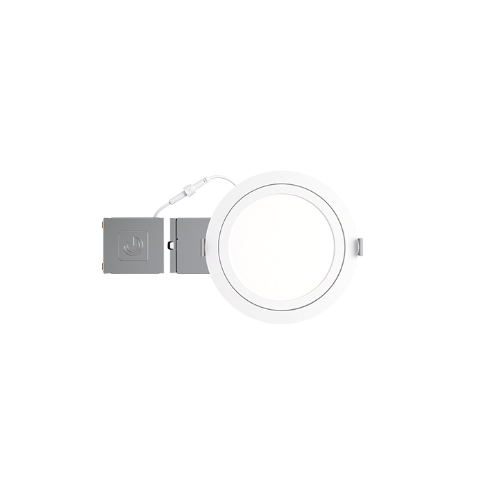 Green Creative 6 Inch 10 Watt MultiFit Gimbal LED 90 CRI Color Selectable Downlight 2700/3000/3500/4000/5000K   