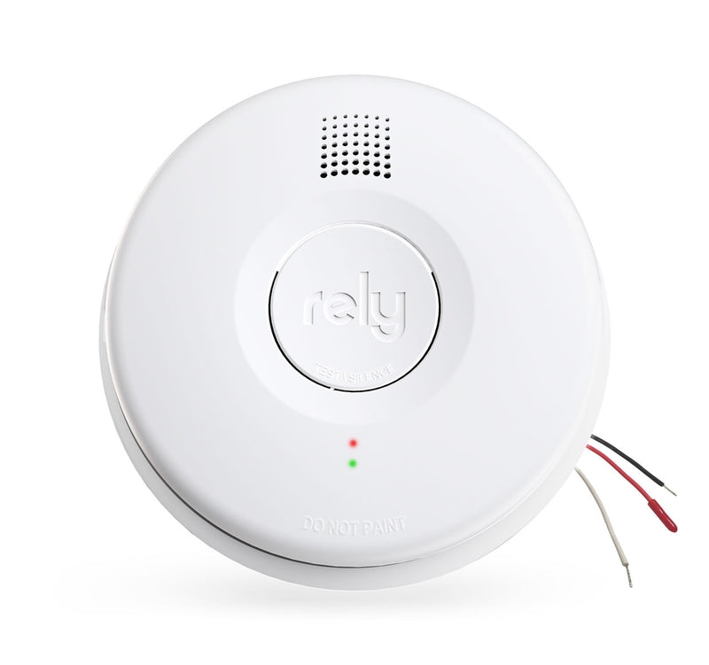 9V Battery Backup 120V Hardwired Smoke Alarm