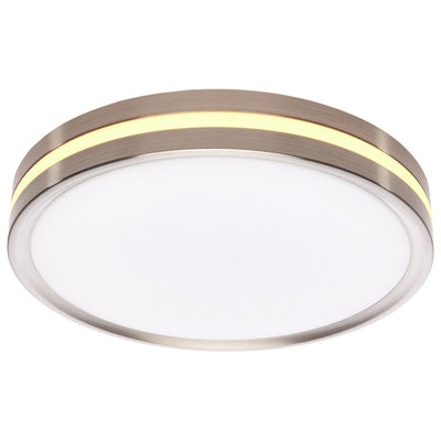 Satco 11 Inch 24 Watt Color Selectable LED Flush Light Fixture With Nightlight 2700/3000/3500/4000/5000K
