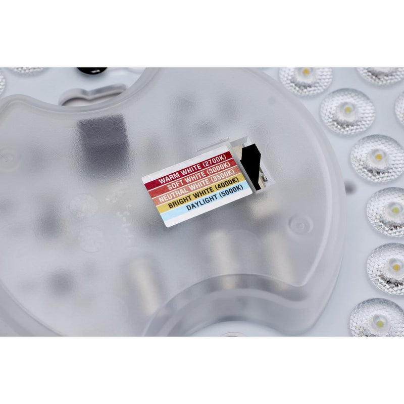 Satco 13 Inch 22 Watt LED Color Selectable Flush Mount Fixture 2700/3000/3500/4000/5000K   