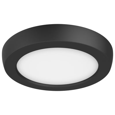 Satco 5 Inch 9 Watt Blink LED Flush Mount Fixture 2700/3000/3500/4000/5000K Selectable Black