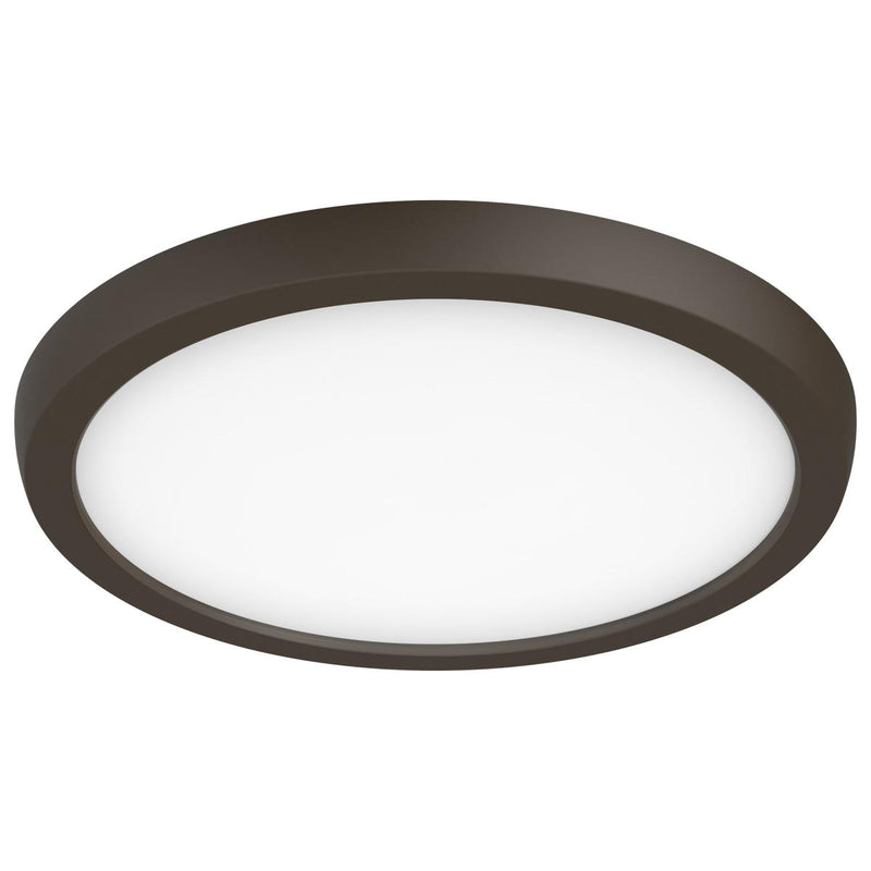 Satco 9 Inch 13 Watt Blink LED Flush Mount Fixture 2700/3000/3500/4000/5000K Selectable Bronze