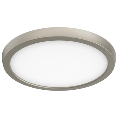 Satco 9 Inch 13 Watt Blink LED Flush Mount Fixture 2700/3000/3500/4000/5000K Selectable Brushed Nickel
