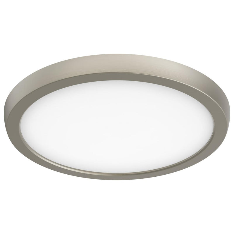 Satco 9 Inch 13 Watt Blink LED Flush Mount Fixture 2700/3000/3500/4000/5000K Selectable Brushed Nickel