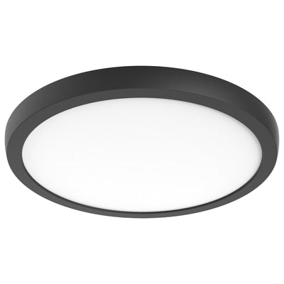 Satco 29 Watt 15 Inch Round LED Surface Mount Light 2700/3000/3500/4000/5000K Selectable Black 