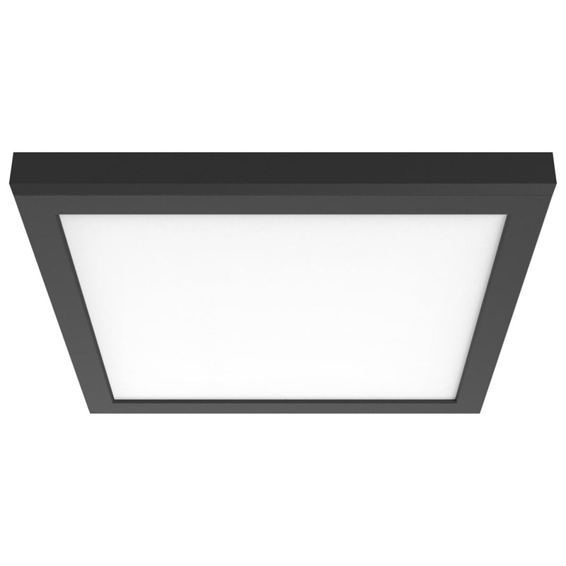 Satco 19.5 Watt 12 Inch x 12 Inch LED Surface Mount Light 2700/3000/3500/4000/5000K Selectable Black 