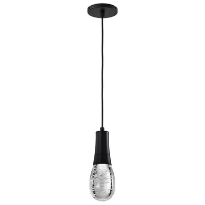Satco 4 Inch 12 Watt K9 Bubble Crystal Lacey Collection LED Starfish RGBW Pendant Light Fixture