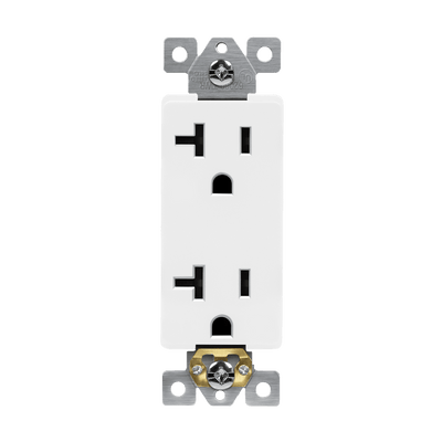 Enerlites 20A Back Wired 5-20R Decorator Receptacle   