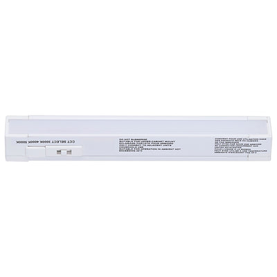 Satco 6 Inch 2 Watt Counterquick Slim Linkable LED Undercabinet CCT Selectable
