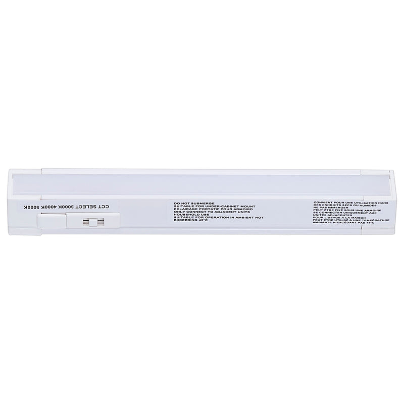 Satco 6 Inch 2 Watt Counterquick Slim Linkable LED Undercabinet CCT Selectable