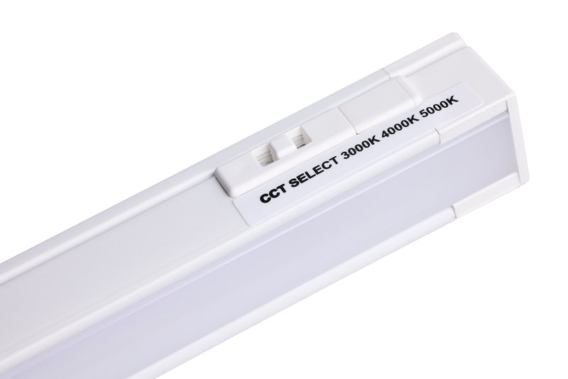 Satco 6 Inch 2 Watt Counterquick Slim Linkable LED Undercabinet CCT Selectable