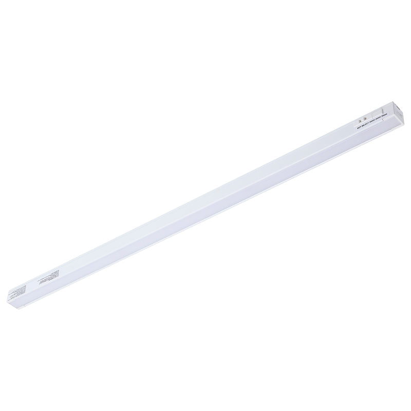 Satco 21 Inch 8 Watt Counterquick Slim Linkable LED Undercabinet CCT Selectable Selectable White
