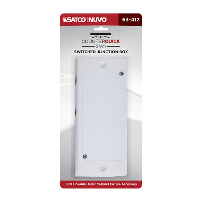Satco Junction Box With Switch for Satco|Nuvo CounterQuick Slim Series