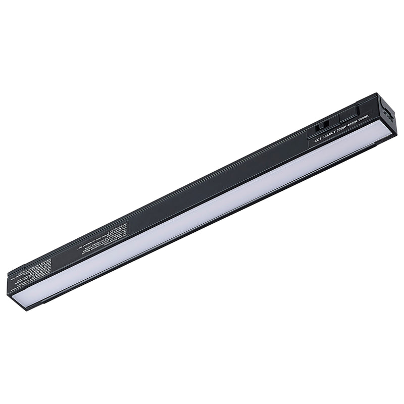 Satco 10 Inch 4 Watt Counterquick Slim Linkable LED Undercabinet CCT Selectable Selectable Black