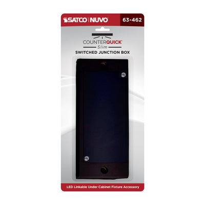 Satco Junction Box With Switch for Satco|Nuvo CounterQuick Slim Series