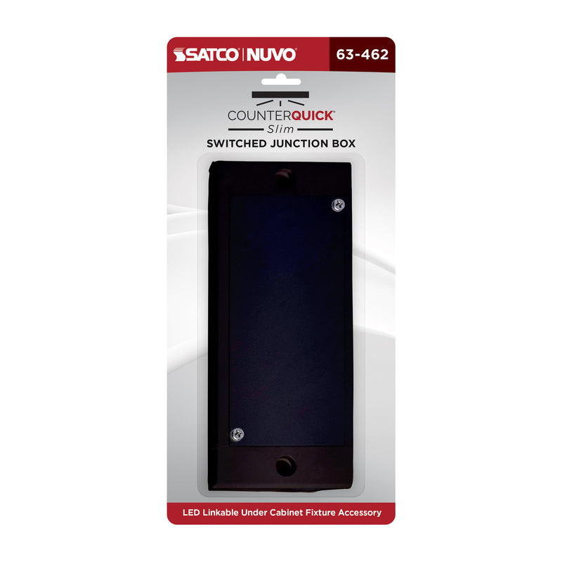 Satco Junction Box With Switch for Satco|Nuvo CounterQuick Slim Series