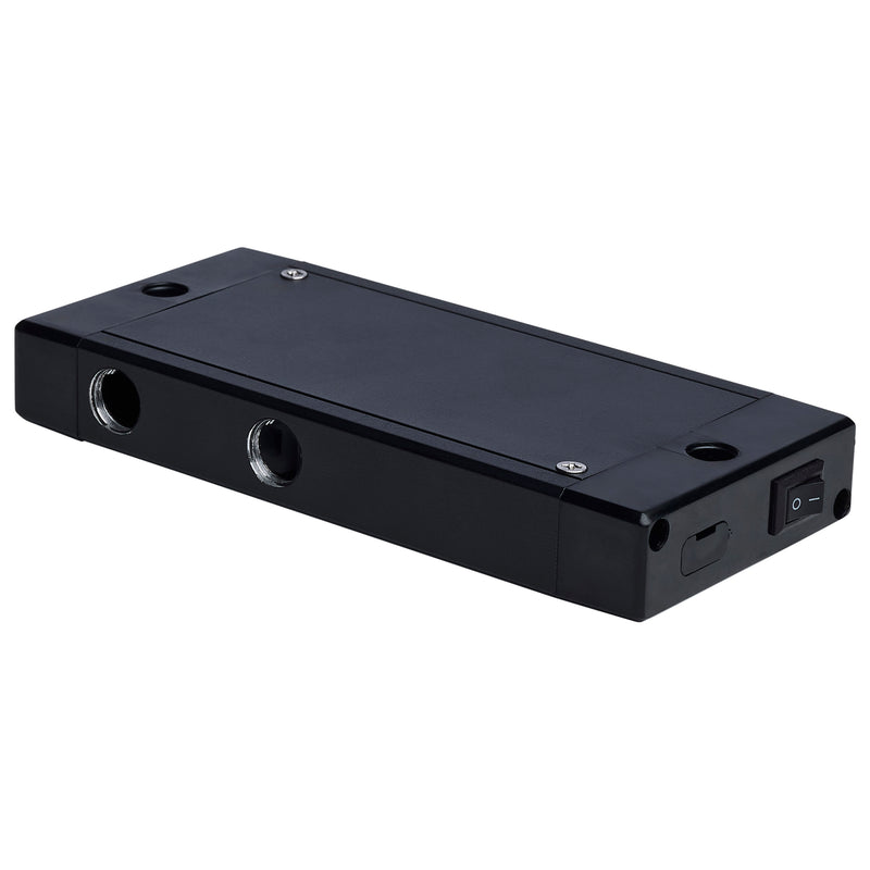 Satco Junction Box With Switch for Satco|Nuvo CounterQuick Slim Series Black