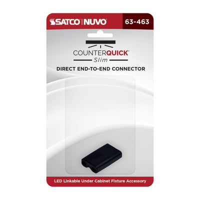 Satco Direct End-To-End Connector for Satco|Nuvo CounterQuick Slim Series (2-PK)