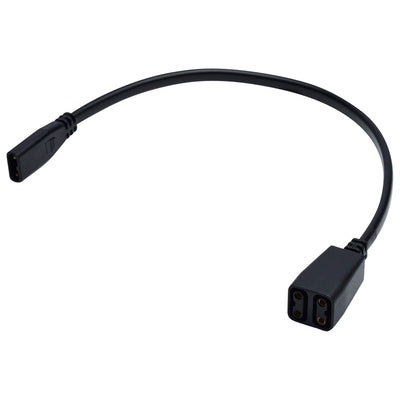 Satco Cable Splitter Single to Double for Satco|Nuvo CounterQuick Slim Series Black