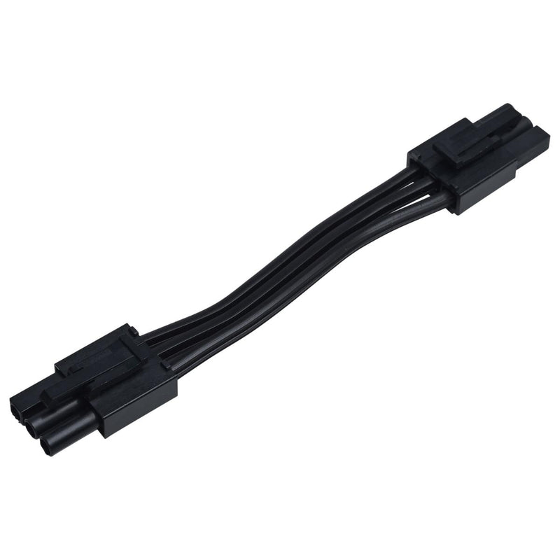 Satco Linkable Cable For LED Satco Under Cabinet Light Fixtures Black 6 Inch