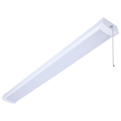 Satco 4 Foot 39 Watt LED 120V Pull Chain Wrap Fixture 2700/3000/3500/4000/5000K