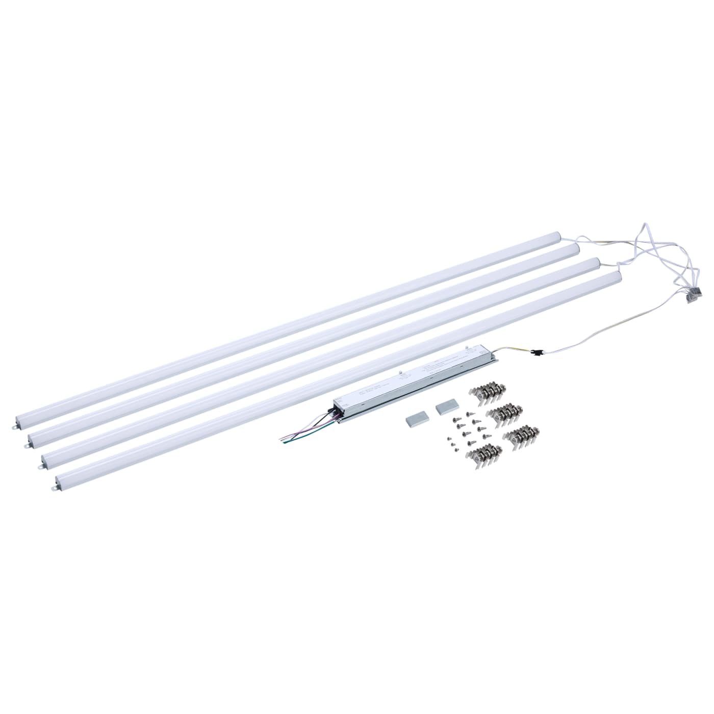 4 Foot 4 Bar 30/35/40/45/50 Wattage Selectable LED Bar Retrofit Kit 30 ...
