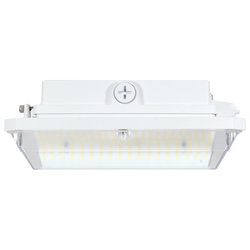 Satco 60/75/90 Watt LED Wide Beam Canopy Light Fixture 30/40/50K   